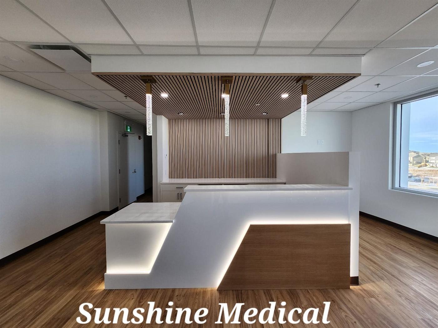 Healthcare reception construction by Paragon